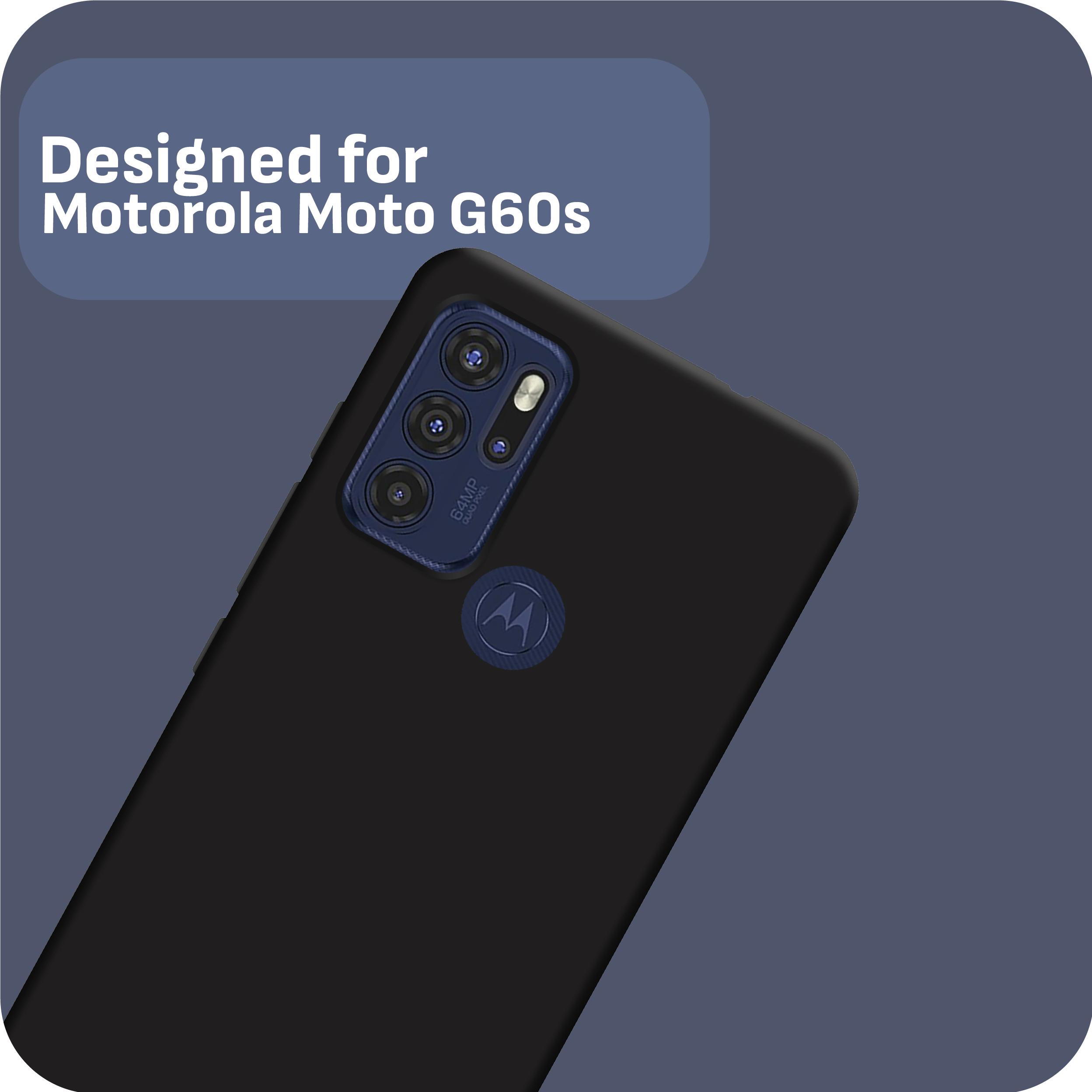 Thumbnail - Cazy Silikon Hülle Kompatibel mit Motorola Moto G60s - Soft TPU Schutz - (Motorola Moto G60S), Smartphone Hülle, Schwarz