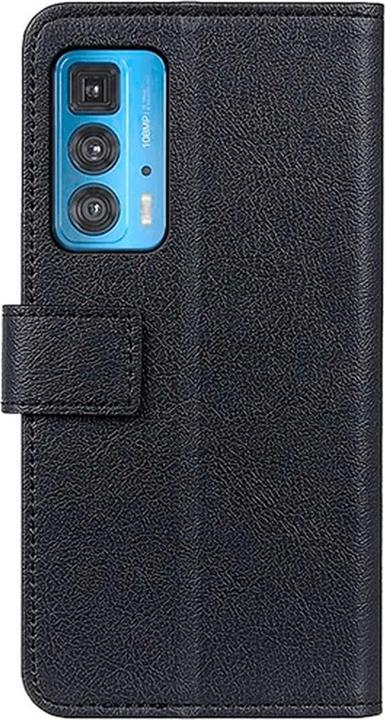 Actual product image Just in Case PU-leather Book Case Black Motorola Edge 20 Pro (Motorola Edge 20 Pro)