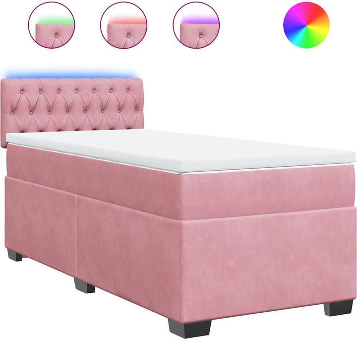 Actual product image vidaXL Boxspringbett (90 x 200 cm)