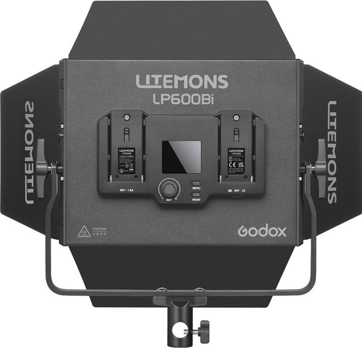 Productafbeelding Godox LP600Bi K2 Black Litemons Bi color LED Light Panel 2 light kit