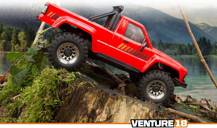Produktbild HPI Venture18 Flux 1985 Toyota Hilux SR5 - Red (RTR Ready-to-Run)
