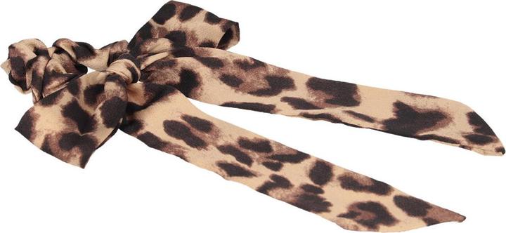 Immagine prodotto Solida Scrunchie in fantasia leo con fiocco (Elastico per capelli)