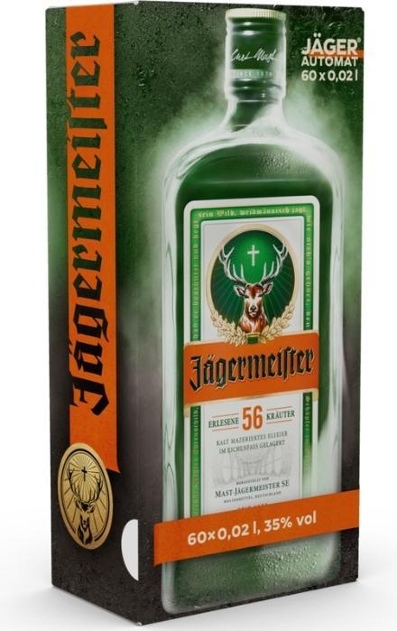 Produktbild Jägermeister Kräuterlikör (60 x 2 cl)