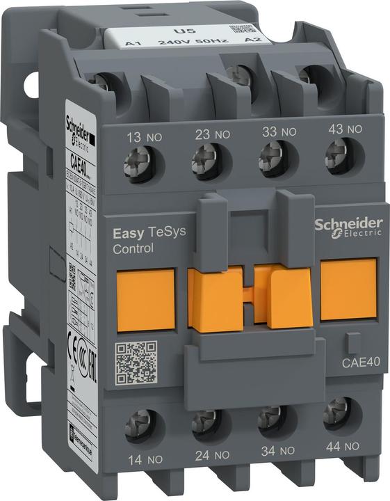 Produktbild Schneider Easy TeSys Steuerrelais 4NO 240V AC 50Hz CAE40U5