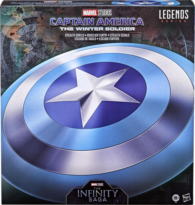 Hasbro Marvel Legends Series Captain America: The Winter Soldier Stealth Shield, per i fan e gli