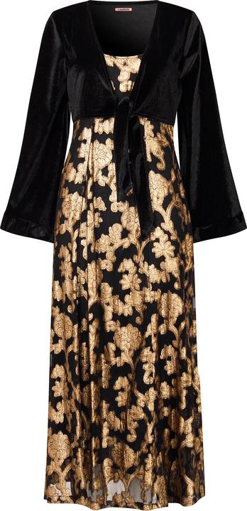 Joe Browns PETITE Velour Kimono Sleeve Appliqué Maxi Dress