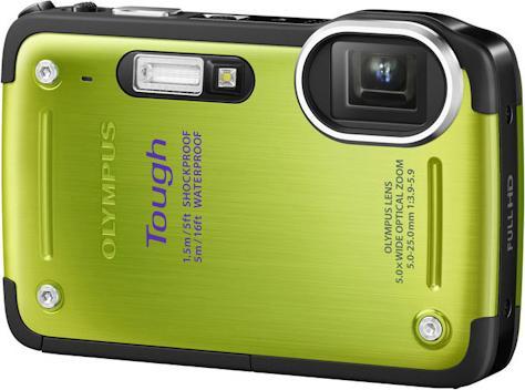 Olympus Tough TG-620, 12MP, 5x Zoom, Waterproof, Green (1/2,3'')