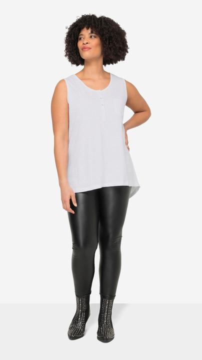 Produktbild Angel of Style Top, Rundhals, Knopfleiste, Saum hinten länger (44)