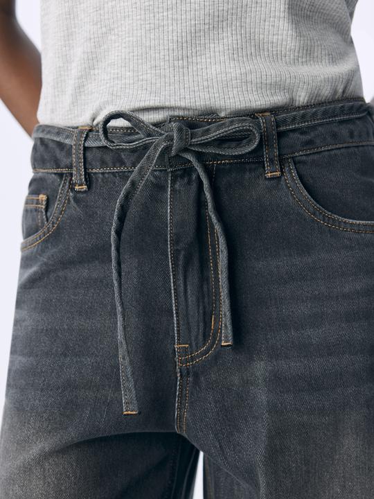 Immagine prodotto Object Jeans a gamba larga con cintura (XS)