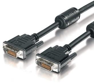 Productafbeelding EFB Elektronik EFB DVI-D Dual Link Kabel,2x DVI-D 24+1,St.-St.,AWG 30,3,0m,bw (3 m)