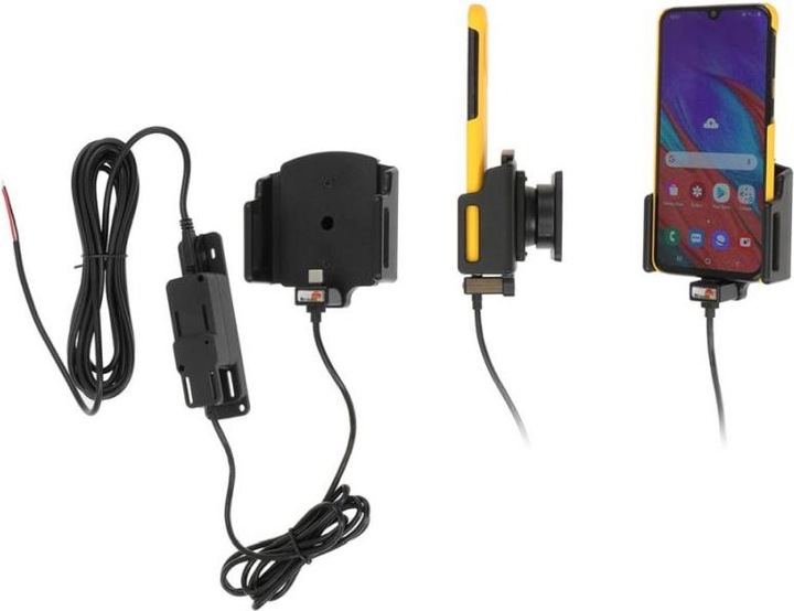 Produktbild Brodit Halter Universal aktiv USB Type-C (Breite 62-77 mm / Dicke 2-10 mm) Molex