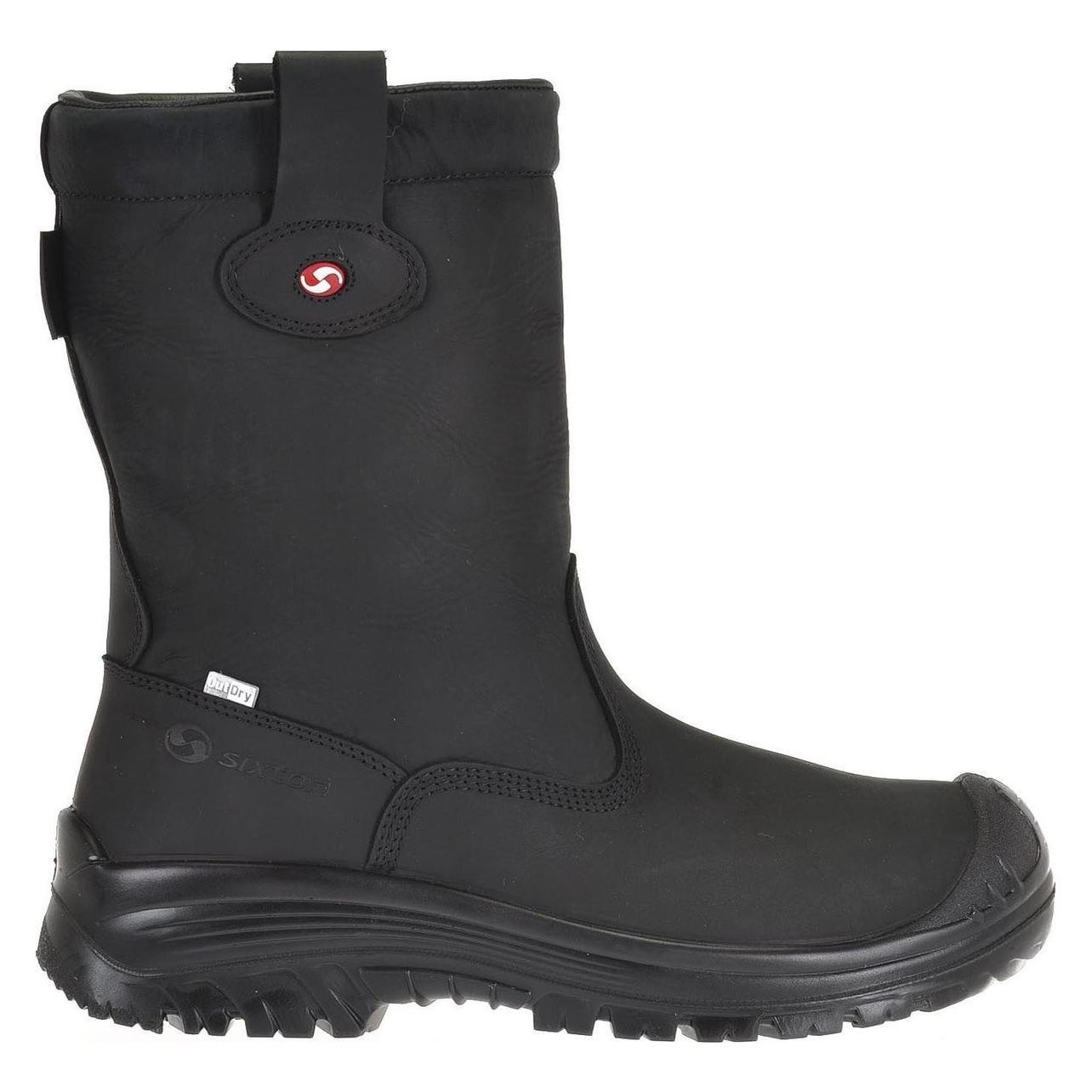 Sixton, Werkschoenen, Peak Werklaars Montana S3 Zwart Wol Gevoerd Waterbestendig Maat 46 (S3, 46)