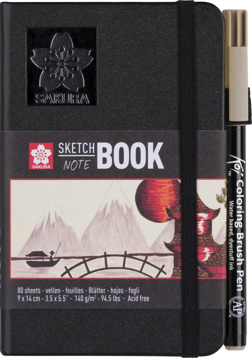 Actual product image Sakura Sketch Notebook (9 x 14 cm, Plain)