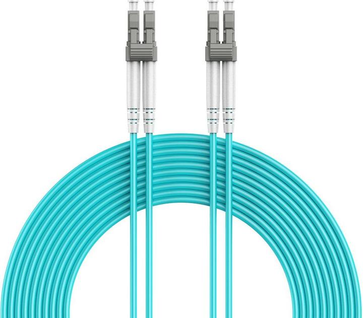 Produktbild Gembird OM4 Glasfaser -Patch -Kabel 3m blau (CAT7, 3 m)