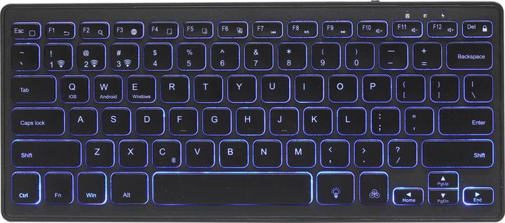 Actual product image Gembird KB-BTRGB-01-DE (DE, Wireless)