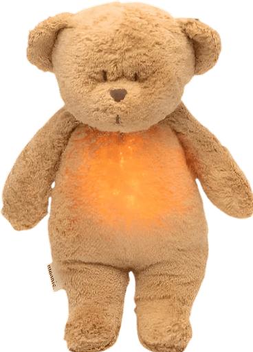 Productafbeelding Moonie The organic Humming Bear with Lamp Cappuccino