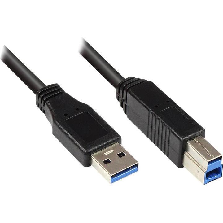 Good Connections USB-Kabel - USB Typ A (M) (5 m, USB 3.2 Gen 1), Cavo USB