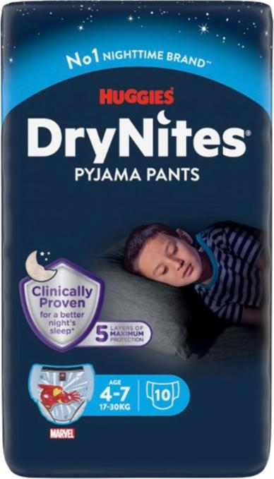 Actual product image Huggies dry nites (Size M, Pack, 10 Piece)