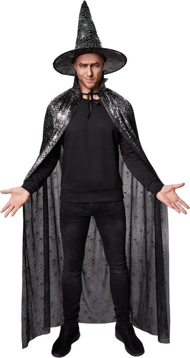 Dressforfun Unisex Adult Hat and Cape Spider Web