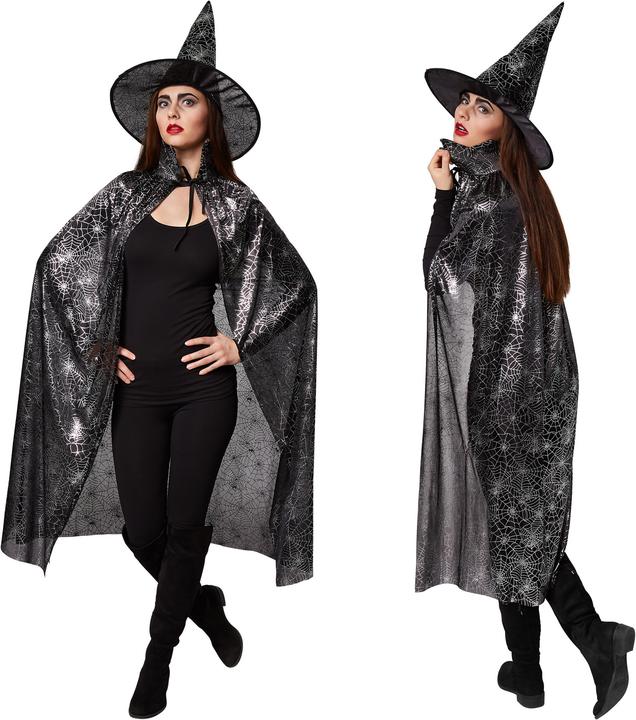 Actual product image Dressforfun Unisex Adult Hat and Cape Spider Web (152)