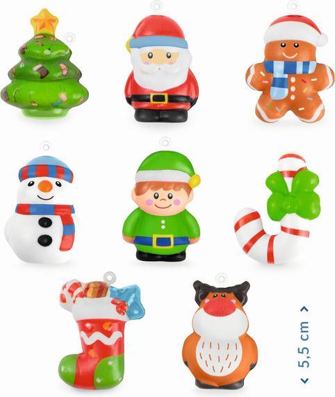 Trendhaus MAGIC MOMENTS SNOW FRIENDS Antistress Soft-Winter-Friends, 8-fach sortiert