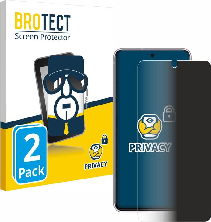 Actual product image BROTECT Anti-spy privacy film Blue light protection film (2 Piece, Samsung Galaxy S21 FE 5G)