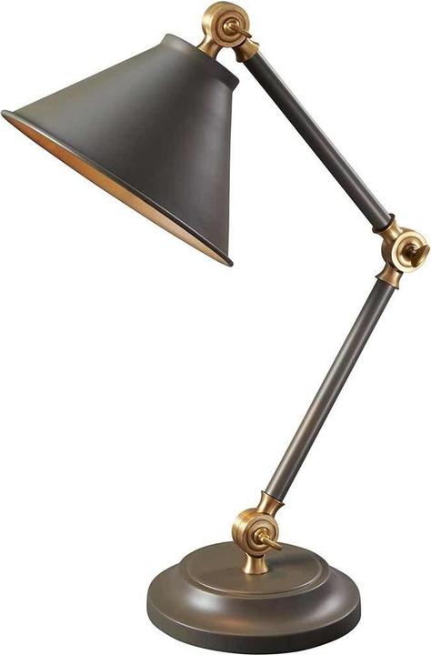 Produktbild Elstead Lighting Provence Element Tischleuchte E27 Dunkelgrau, Altmessing (E27)