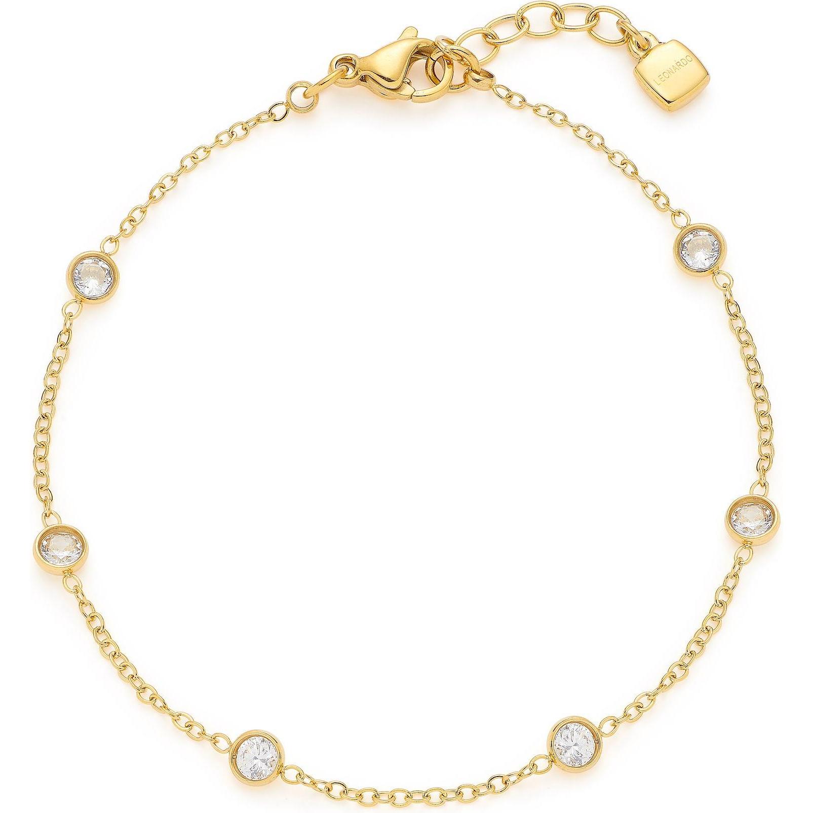 Leonardo, Armschmuck, Armband, (17 cm, Edelstahl)