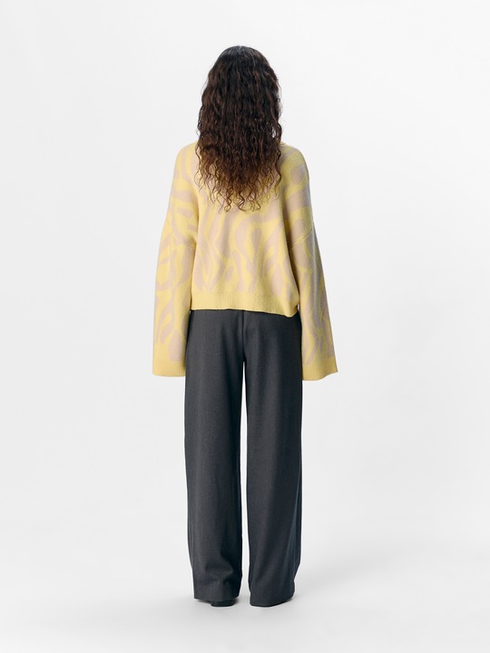 Actual product image Object Gemusterter Strickpullover (XL)