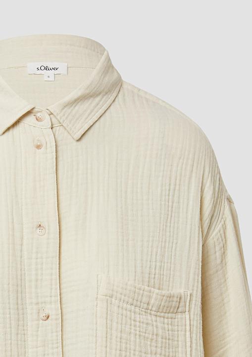 Immagine prodotto s.Oliver Bluse Oversized Bluse aus Musselin (M)