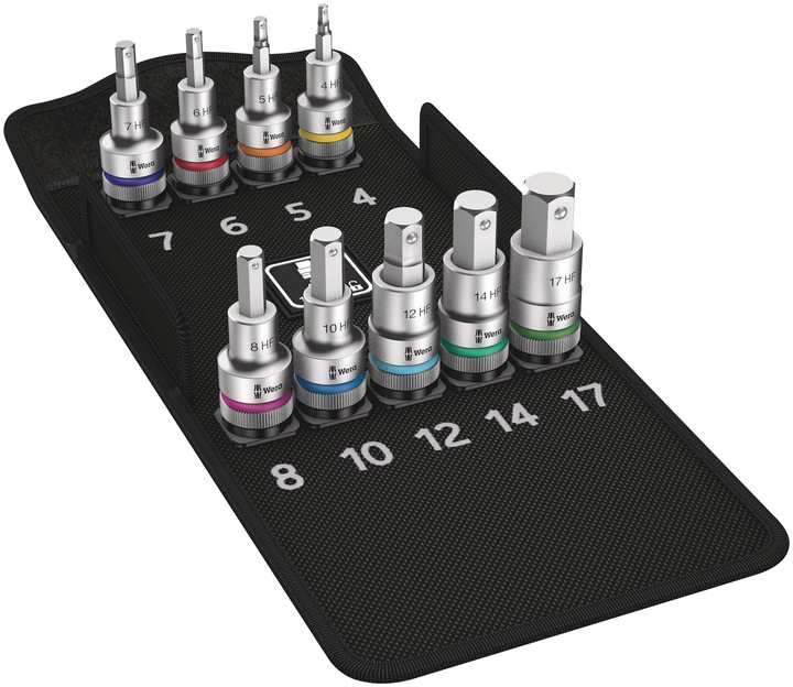 Productafbeelding Wera Zeskant dopsleutel (17 mm, 8 mm, 10 mm, 4 mm, 14 mm, 11 mm, 7 mm, 12 mm, 16 mm, 15 mm, 13 mm, 6 mm, 9 mm, 5 mm)