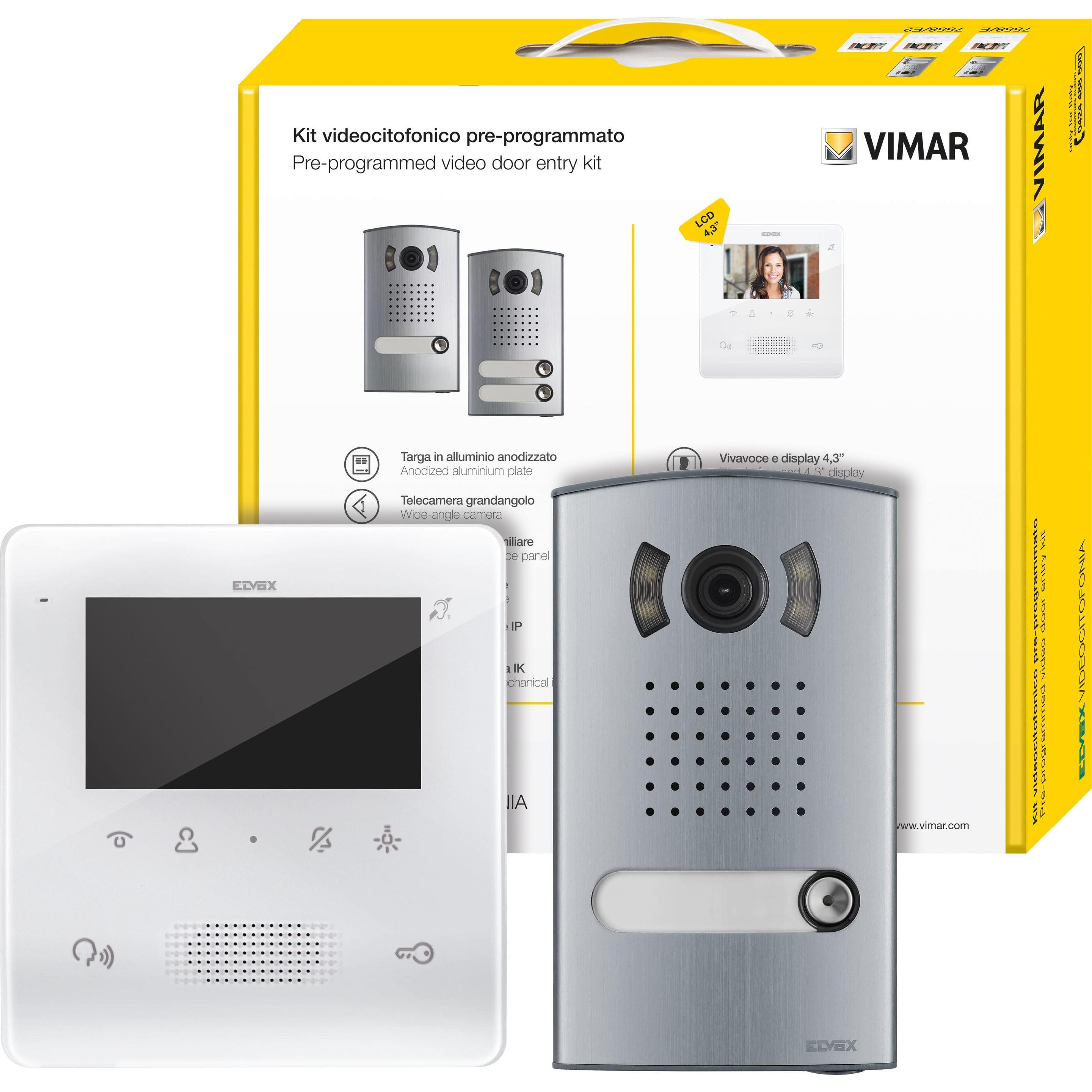 Vimar, Campanello + Citofono, 7558/E