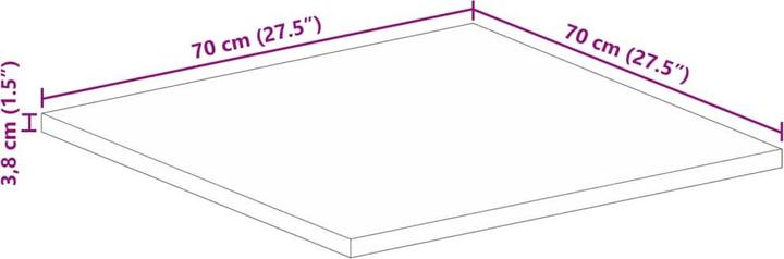 Immagine prodotto vidaXL Tischplatte (70 x 70 cm)