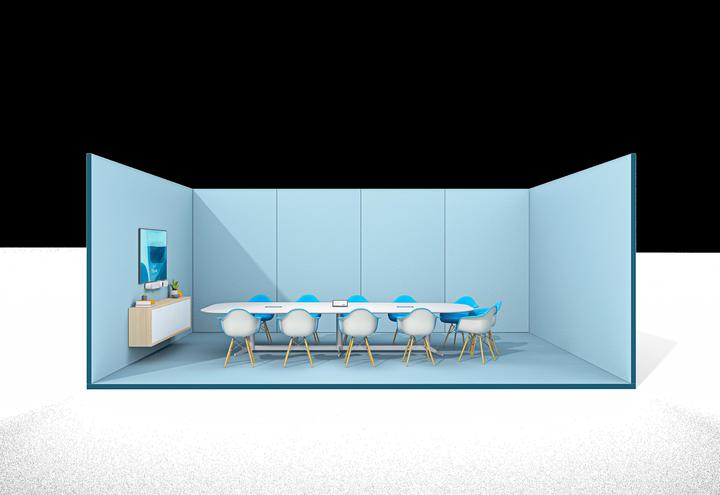 Produktbild Logitech Rally Bar Videokonferenzsystem Eingebauter Ethernet-Anschluss Gruppen-Videokonferenzsystem