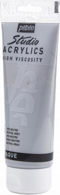 Actual product image Pebeo Studio Acrylics fine acrylic (Neutral gray, 100 ml)