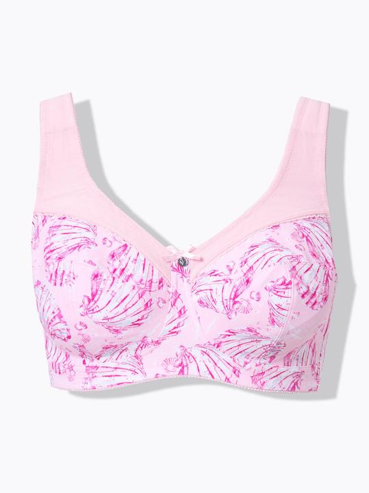 Actual product image Ulla Popken Seashell Print Relief Bra (Single pack, 100 C)