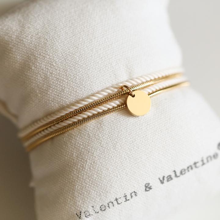 Produktbild Val&Val Ecru Damenarmband (Acier)