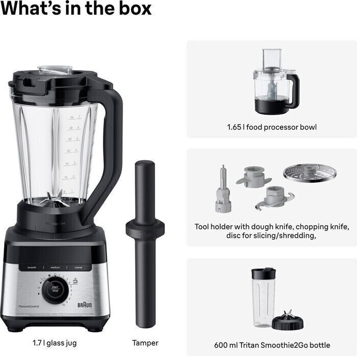 Immagine prodotto Braun JB7568BK PowerBlend 7 (1400 W)