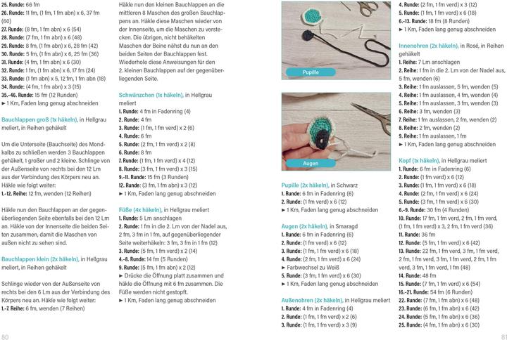 Actual product image Pfoser:Magische Tierwesen - Amigurumi h