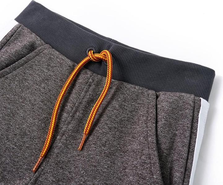 Produktbild vidaXL Kinder-Trainingshose Dunkelgrau Melange 92,Material: 80 (92)