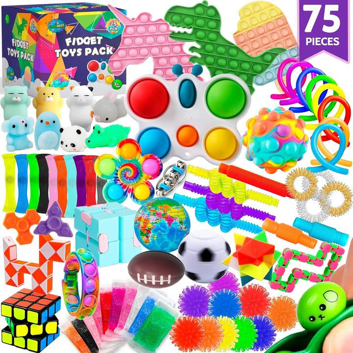 Actual product image Stashables 75-teiliges Fidget-Spielzeuge Set