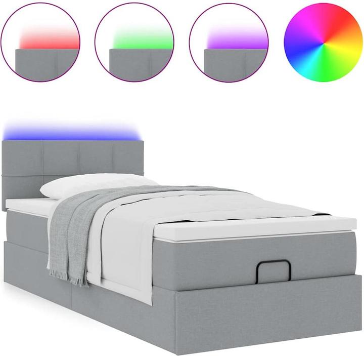 Produktbild vidaXL Ottoman-Bett (200 x 200 cm)