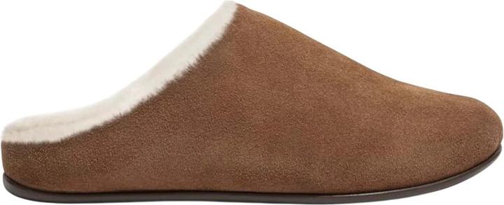 Actual product image Fitflop Womens/Ladies Chrissie Suede Shearling Slippers (37)