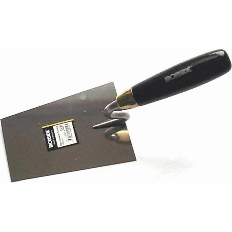 Ironside, Kelle + Spachtel, Stuckateurkelle 160 mm aus Stahl, 1 Stück, 10343 (16 cm)