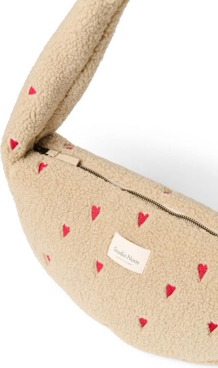 Immagine prodotto Studio Noos Ecru Teddy Hearts Mini Cross Bag