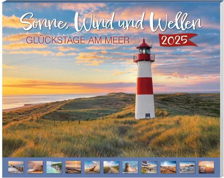 Sonne, Wind und Wellen Kalenderpaket 2025, 9-teilig (Deutsch)