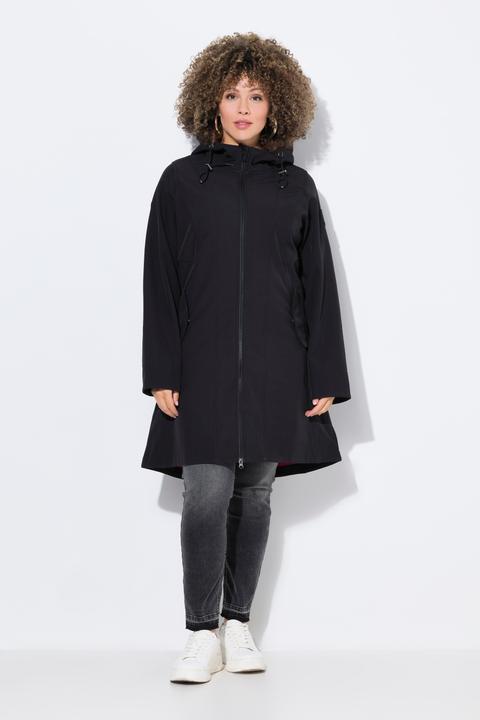Produktbild Ulla Popken HYPRAR Softshelljacke, wasserabweisend, 2-Wege-Zipper (54)