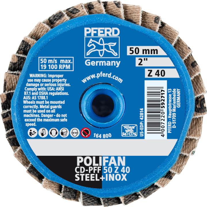 Image du produit Pferd Disque de ponçage pour détecteur DE feu DE CHEVAL (40)