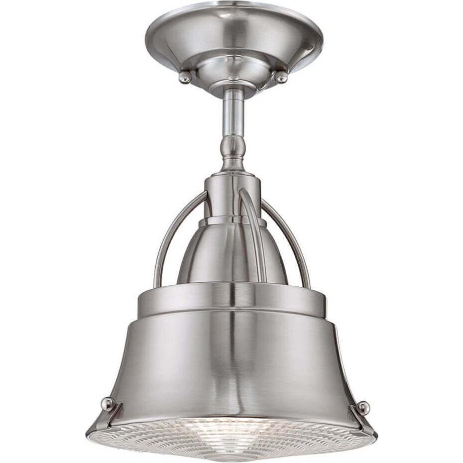 Thumbnail - Elstead Lighting, Pendelleuchte, Cody Hängeleuchte E27 1-fach Nickel gebürstet (E27)