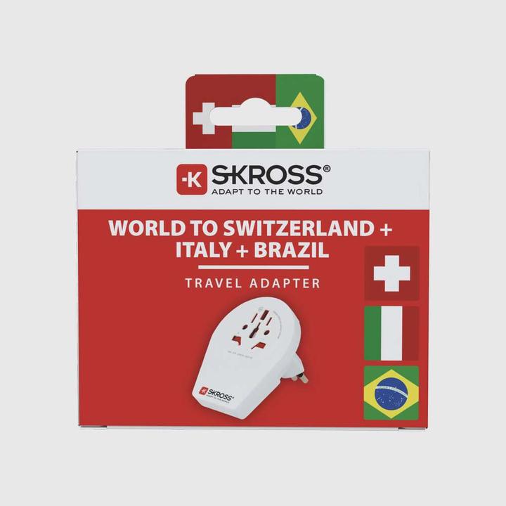 Actual product image Skross World to CH Italy Brasil